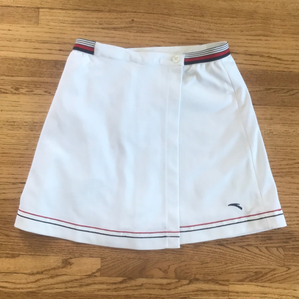 Vintage White ANTA Tennis Skirt XS